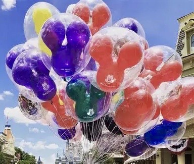 Disney park balloons